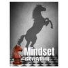 Mural acrylic glass motivation, mindset is everything, horse M0038