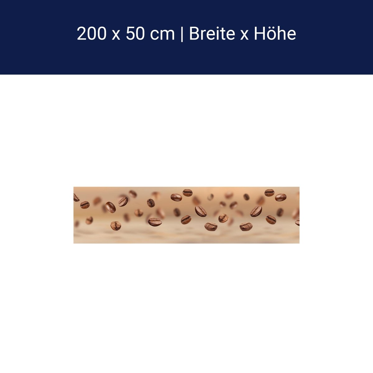 Panoramic photo wallpaper coffee beans M0038
