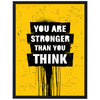 Poster Stronger than you think, Spray M0043