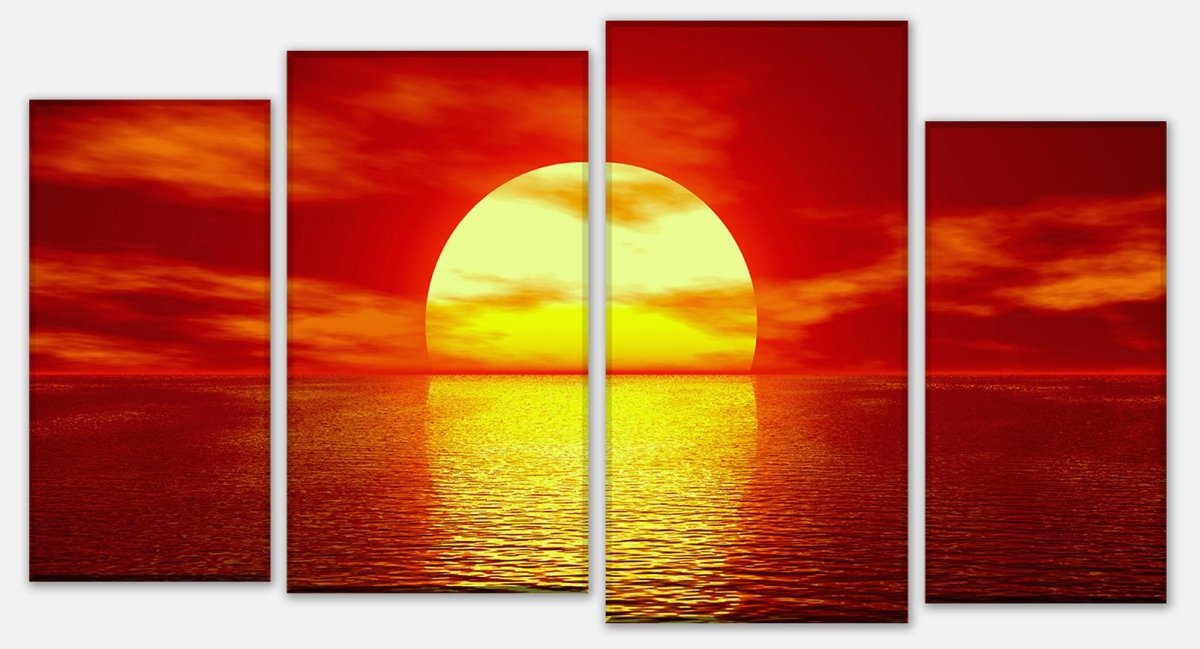 Canvas print Divider Sunset M0048