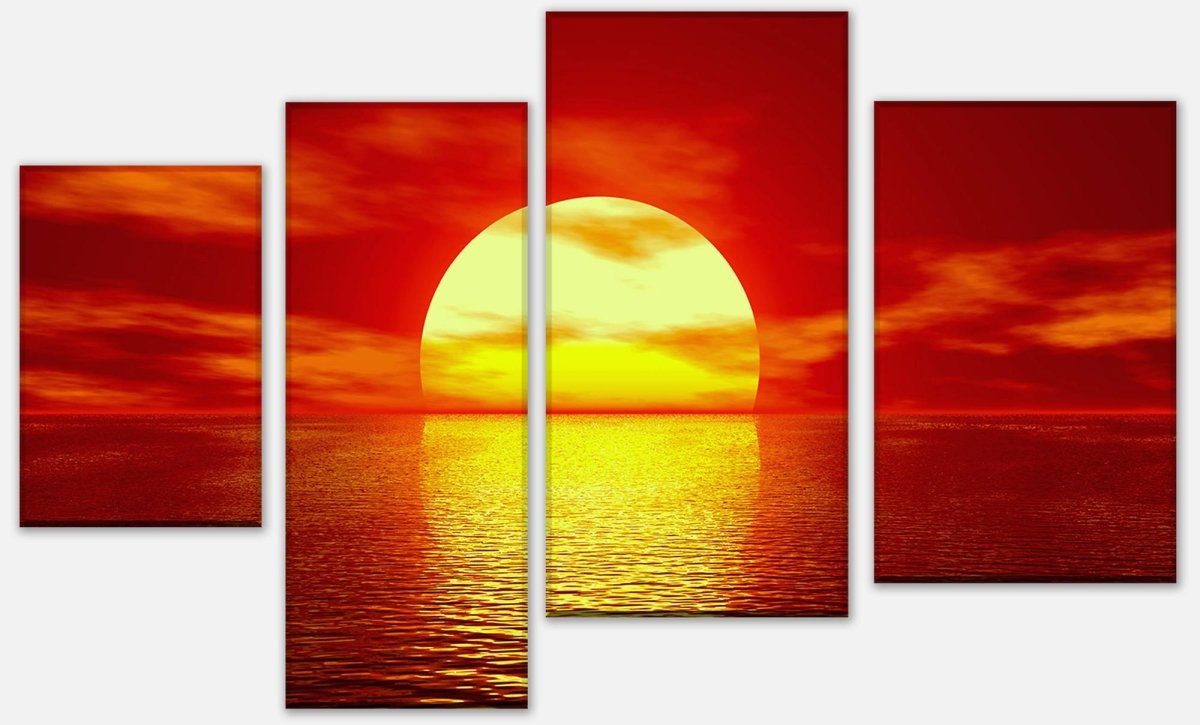 Canvas print Divider Sunset M0048