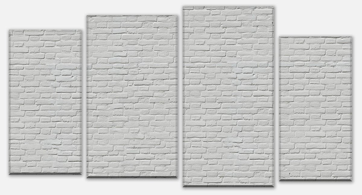Canvas print Divider white brick M0050