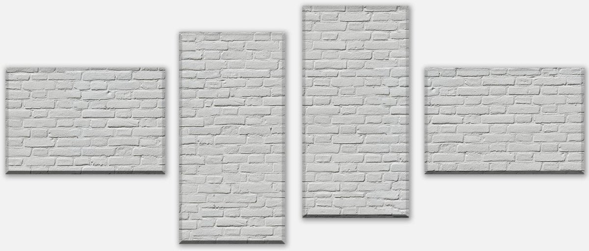 Canvas print Divider white brick M0050