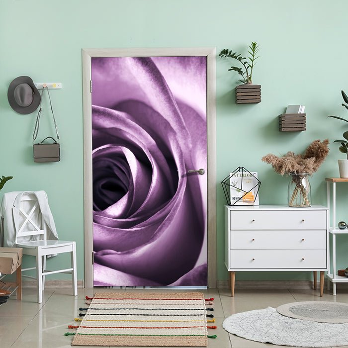 Türtapete violette Rose M0051 - Bild 1