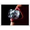 Poster Ice cubes in the mouth, ice, woman, women's lips motifs M0053