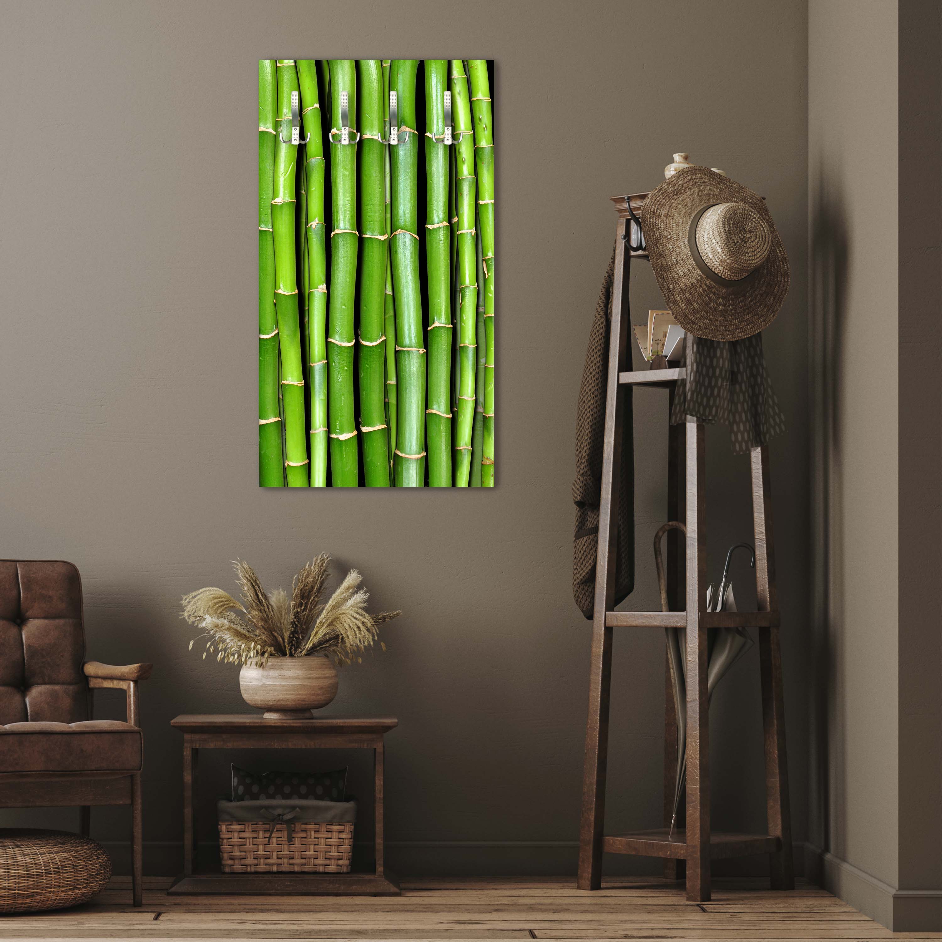 Garderobe Bambuswand M0054 entdecken - Bild 6