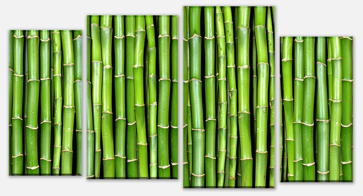Séparateur toile bambou mur M0054