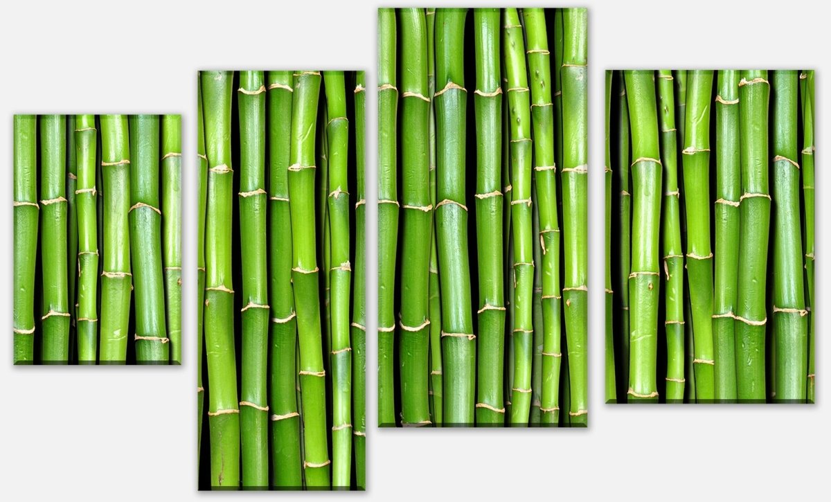 Séparateur toile bambou mur M0054
