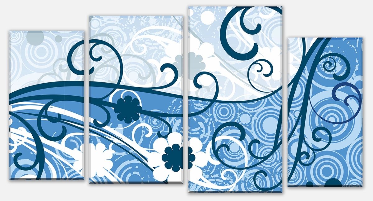 Canvas print Divider Laura Floral Blossoms M0059