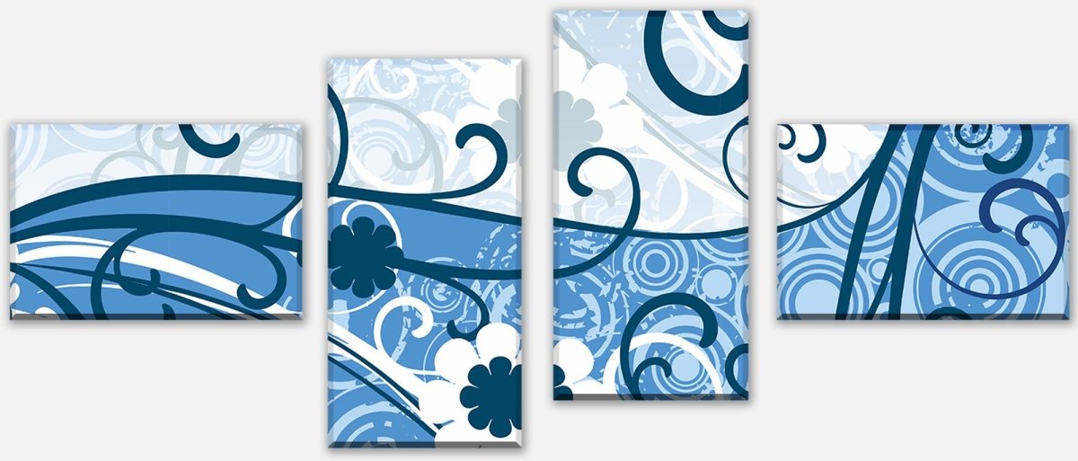 Canvas print Divider Laura Floral Blossoms M0059