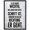 Poster Schritt in die richtige Richtung, Bilder zur Motivation M0060