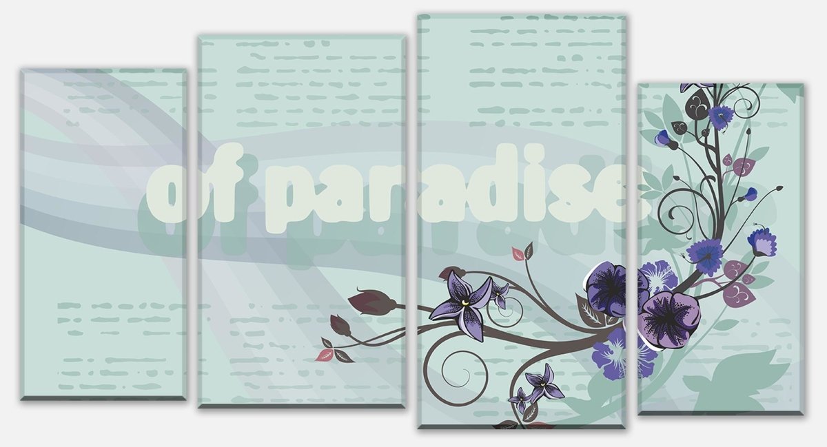 Canvas print Divider Paradise Kiss Exotic M0070