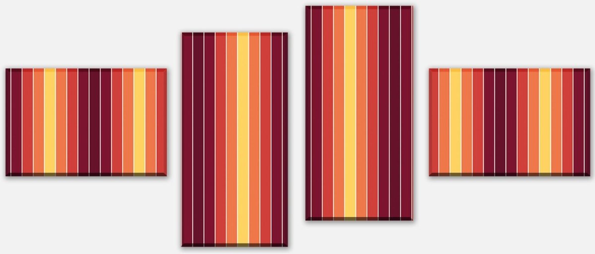 Canvas print Divider stripe pattern M0084