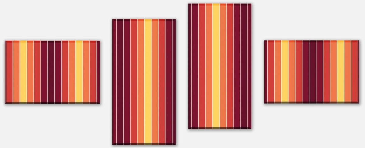 Canvas print Divider stripe pattern M0084