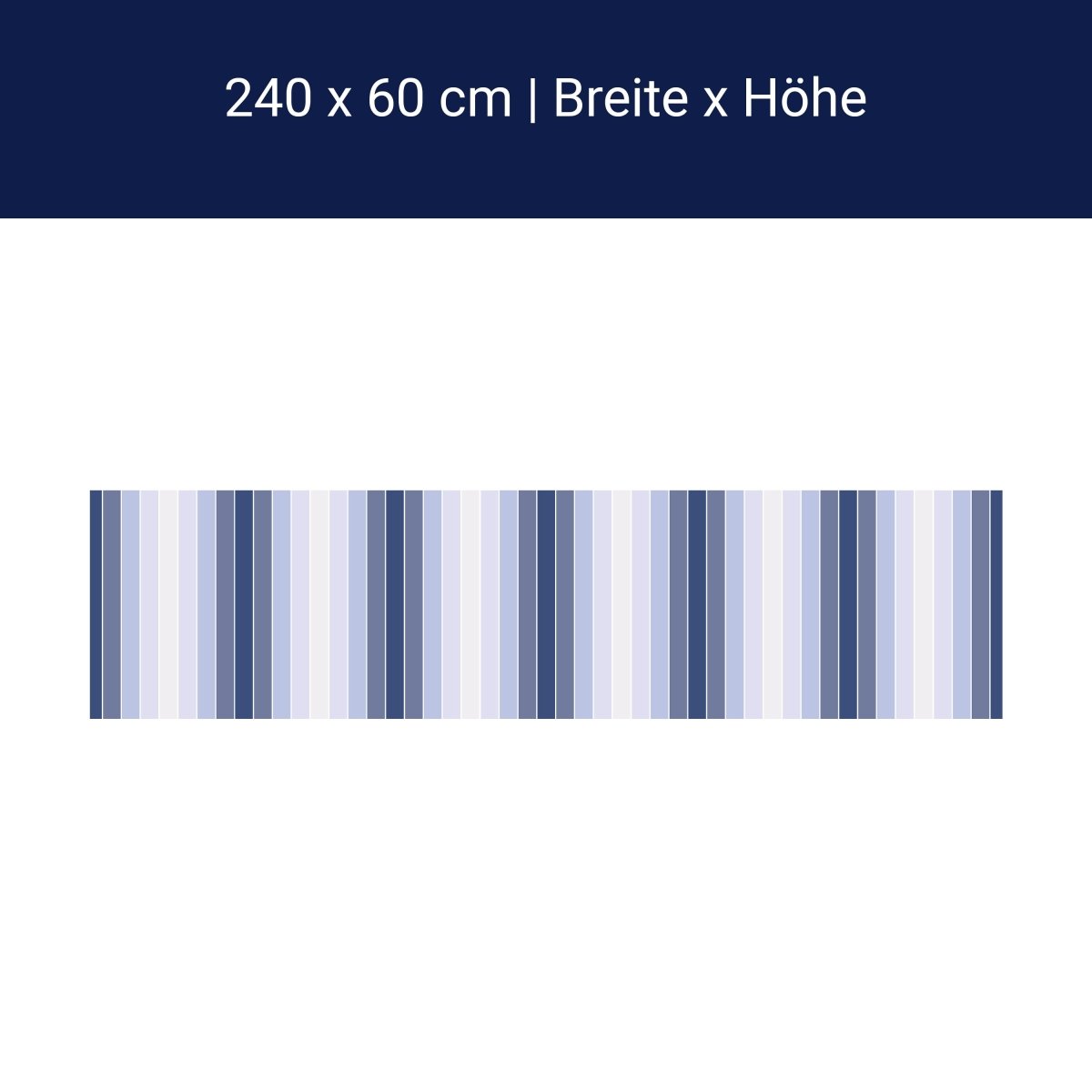 Tapis anti-éclaboussures de cuisine motif bleu M0088