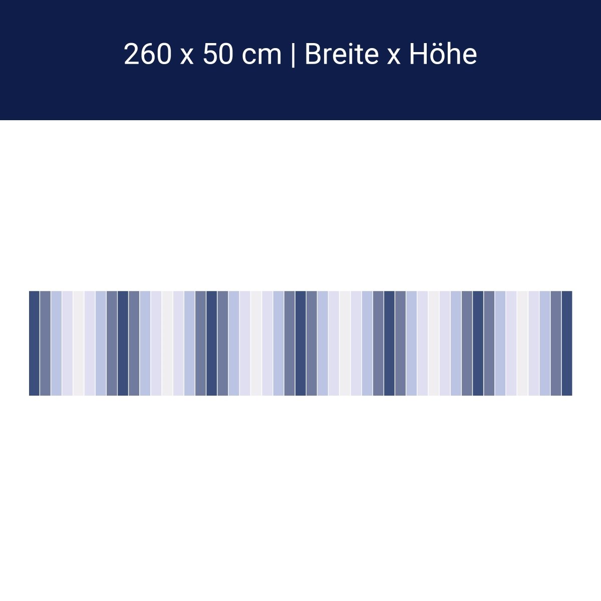 Tapis anti-éclaboussures de cuisine motif bleu M0088