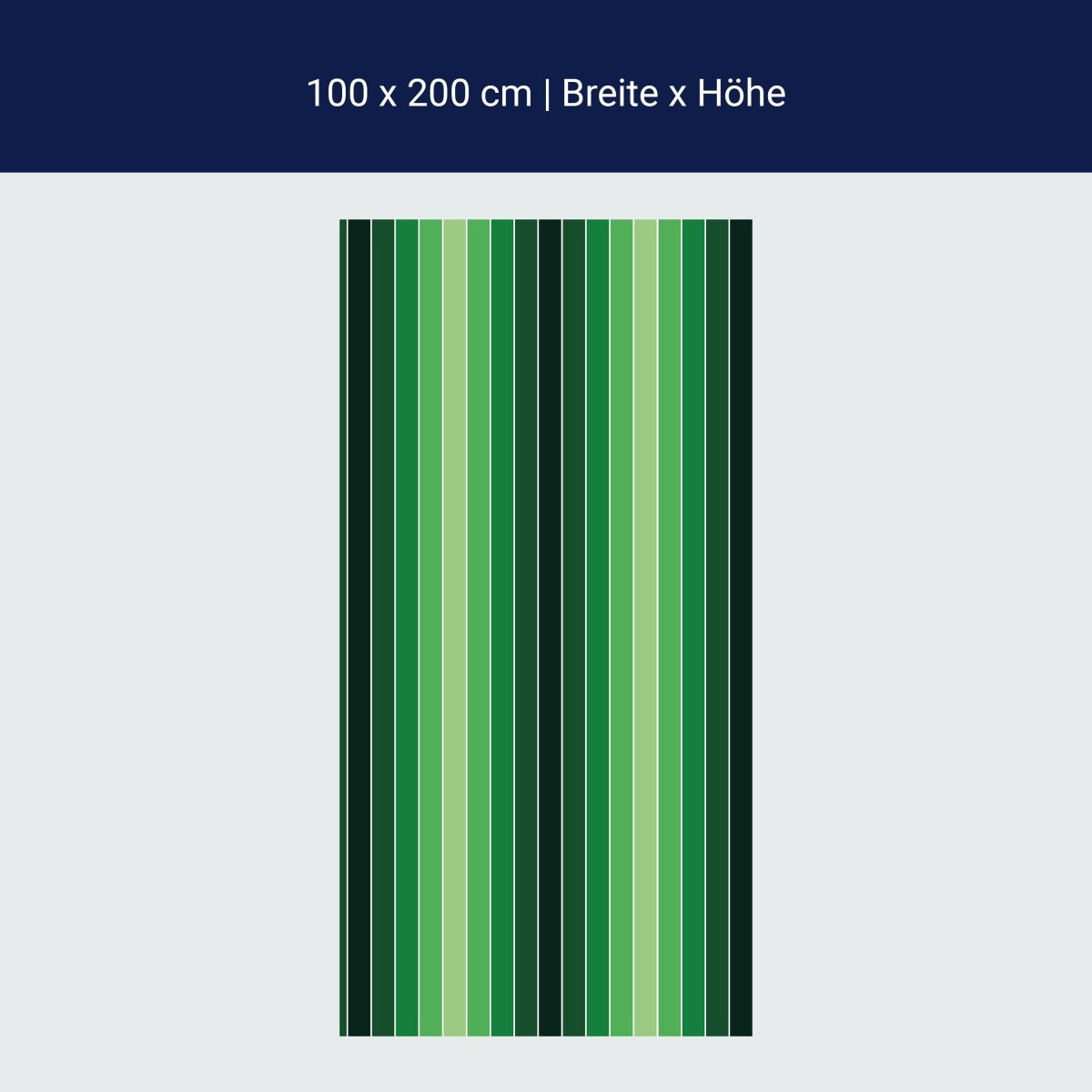 Duschwand Frisches Grün Muster M0090