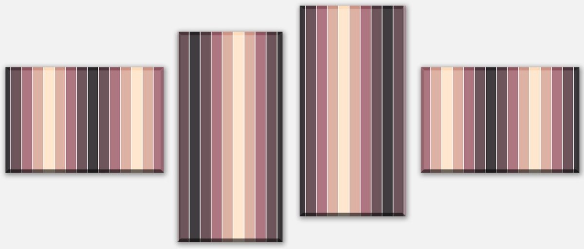 Canvas Print Divider Lipstick Pattern M0091