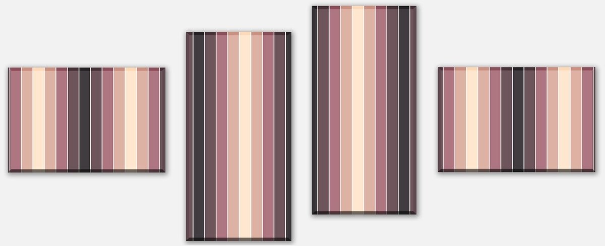 Canvas Print Divider Lipstick Pattern M0091