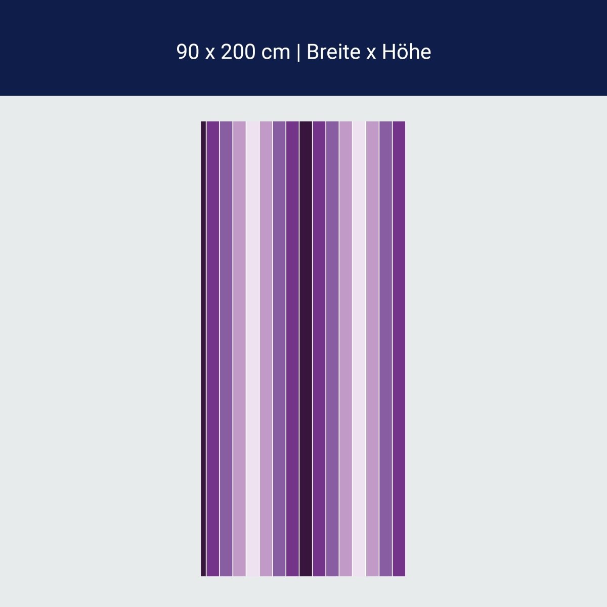 Duschwand Leuchtendes Violett Muster M0092