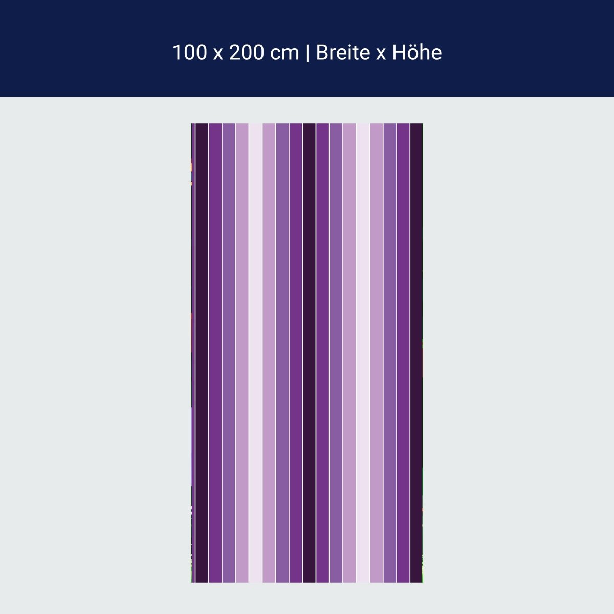 Papier peint de porte motif violet vif M0092