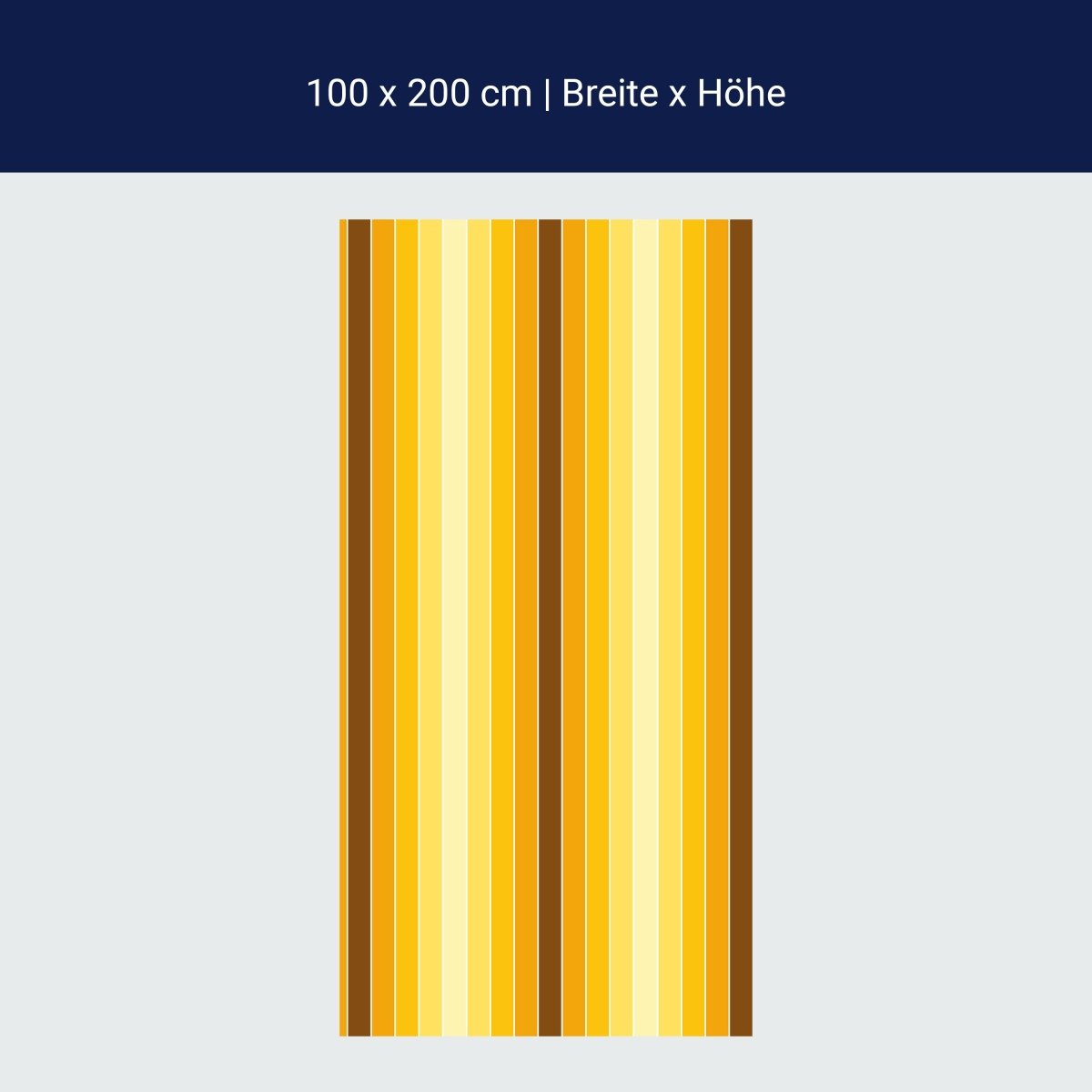 Shower Screen Yellow Pattern M0093