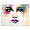 Wandbild Acrylglas Makeup, Aquarell Gemälde Frauen Gesicht, Kunst M0095