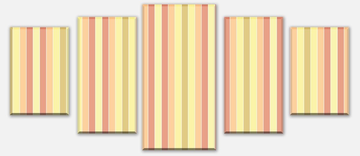 Leinwandbild Mehrteiler Pastell Muster M0095 entdecken - Bild 1