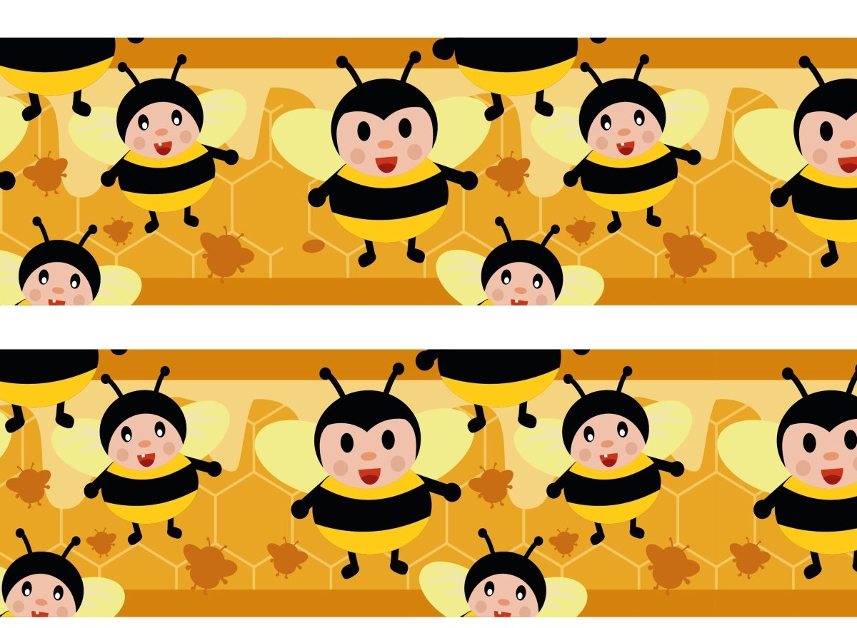 Bordüre Fleissige Bienchen M0098 entdecken - Bild 1