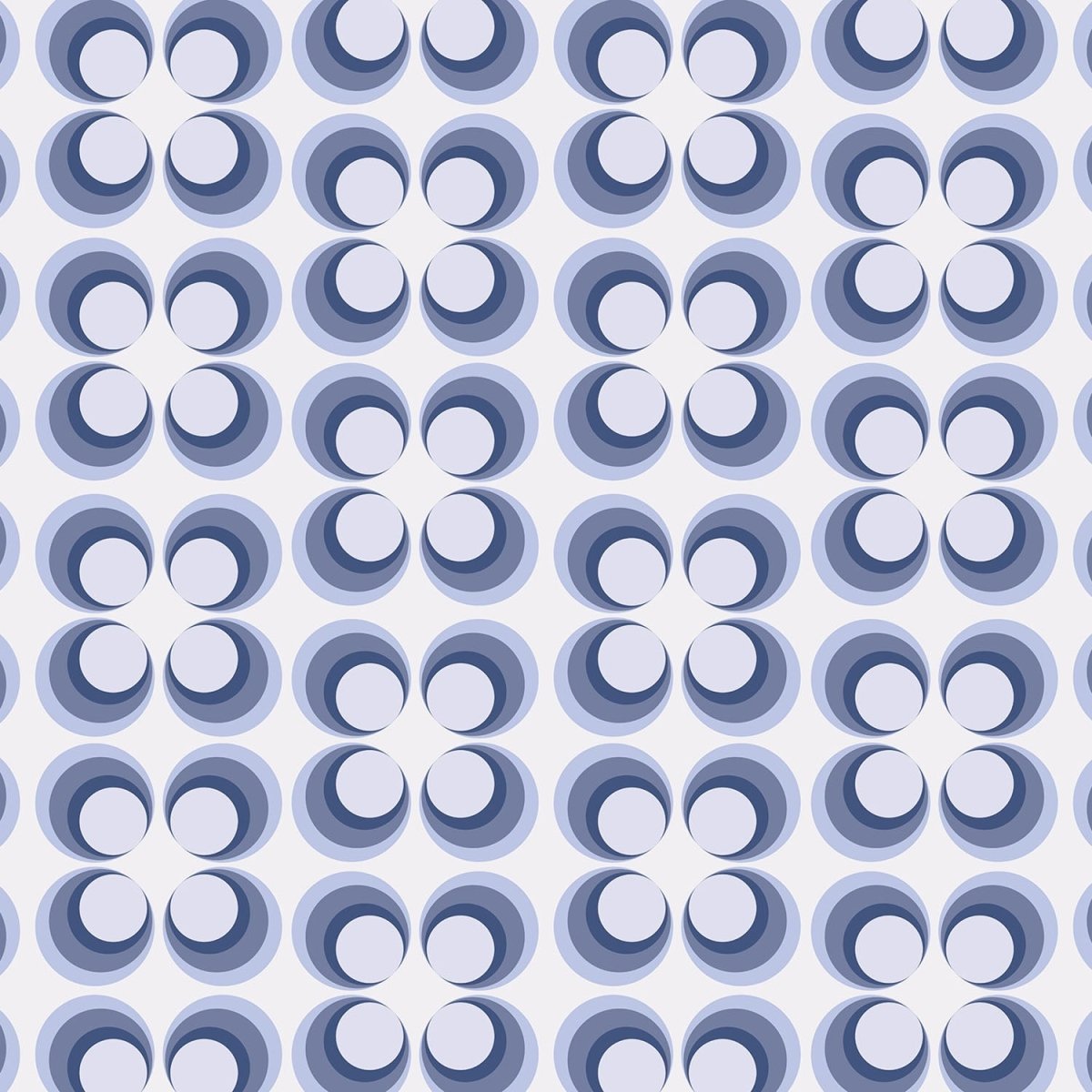 Beistelltisch Retrokreise Blau Muster M0099 entdecken - Bild 2