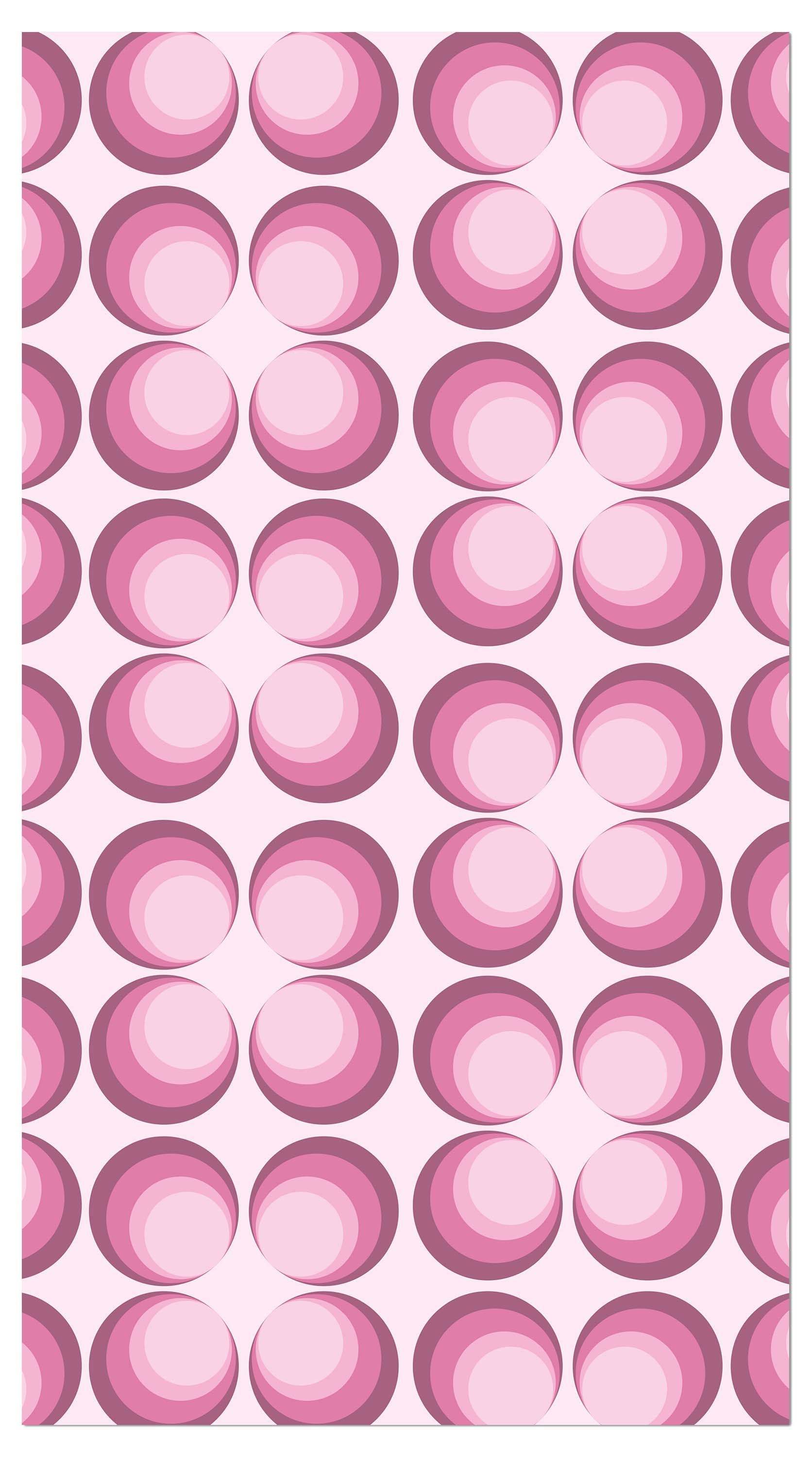 Garderobe Retrokreise Rosa Muster M0101 entdecken - Bild 4