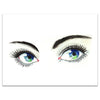Wandbild Acrylglas Makeup, Blaue Augen, Frau, Art, Bild M0105