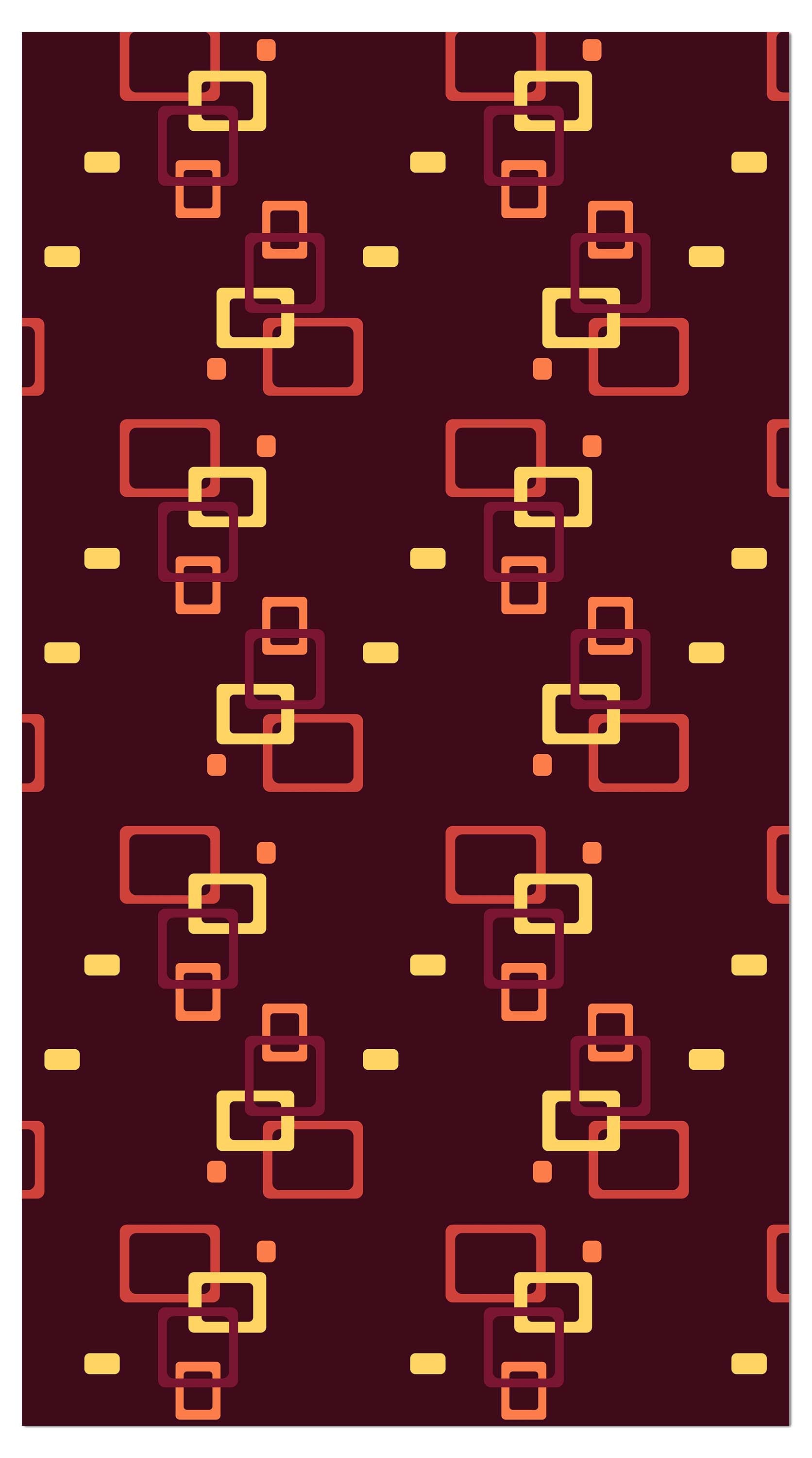 Garderobe Retrokästchen Dunkelrot Muster M0105 entdecken - Bild 4