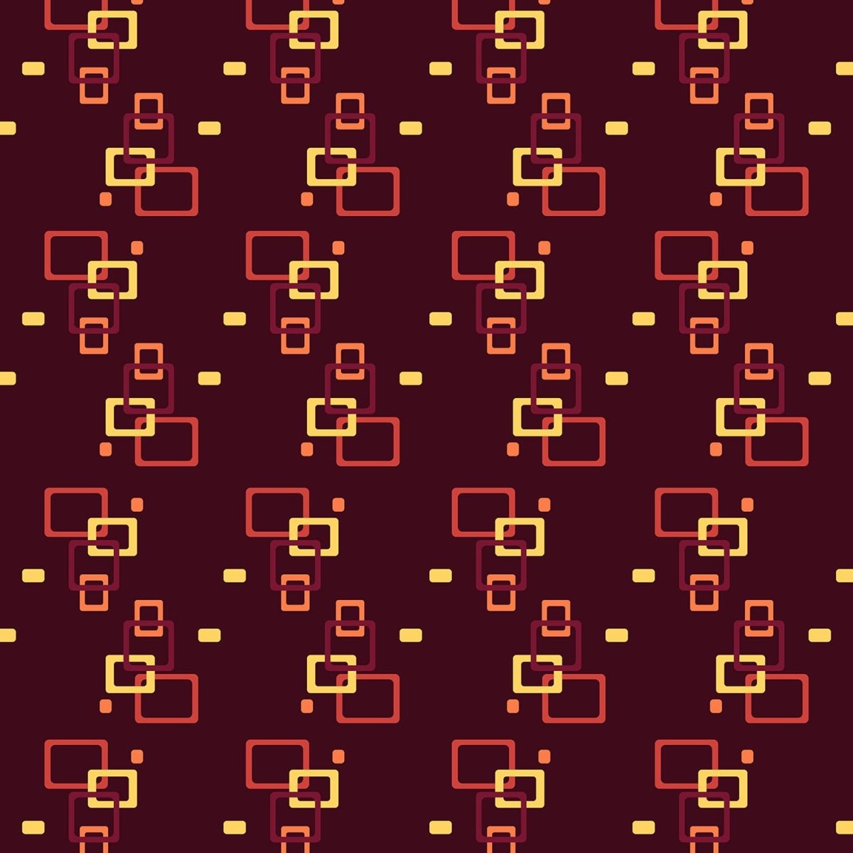Beistelltisch Retrokästchen Dunkelrot Muster M0105 entdecken - Bild 2