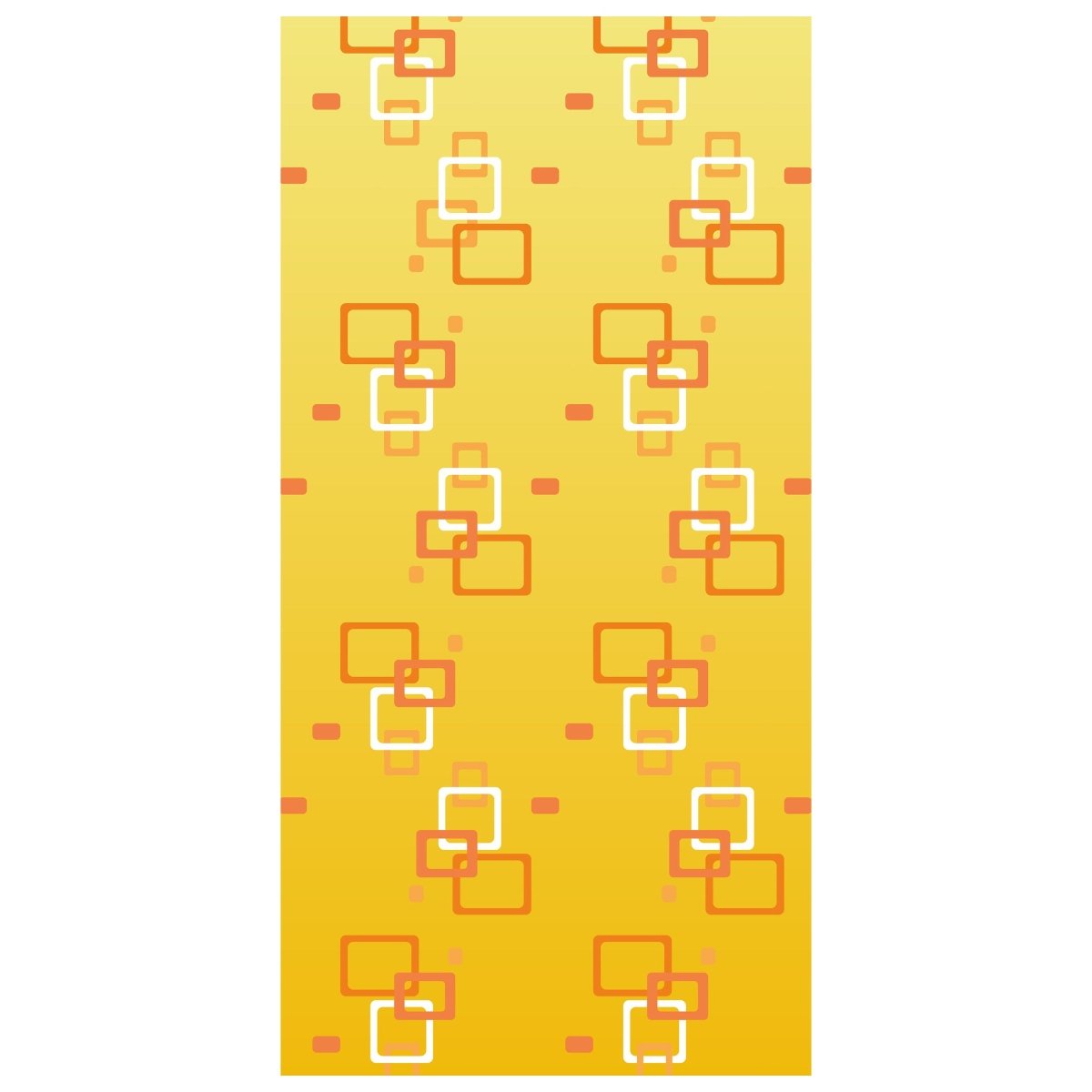 Türtapete Retrokästchen Gelb Muster M0106 - Bild 2