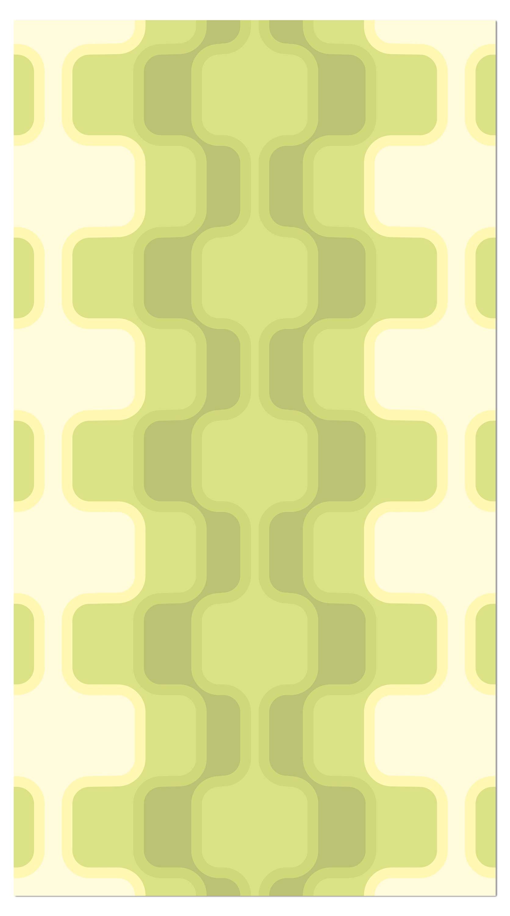 Garderobe Retromuster Grün Muster M0108 entdecken - Bild 4