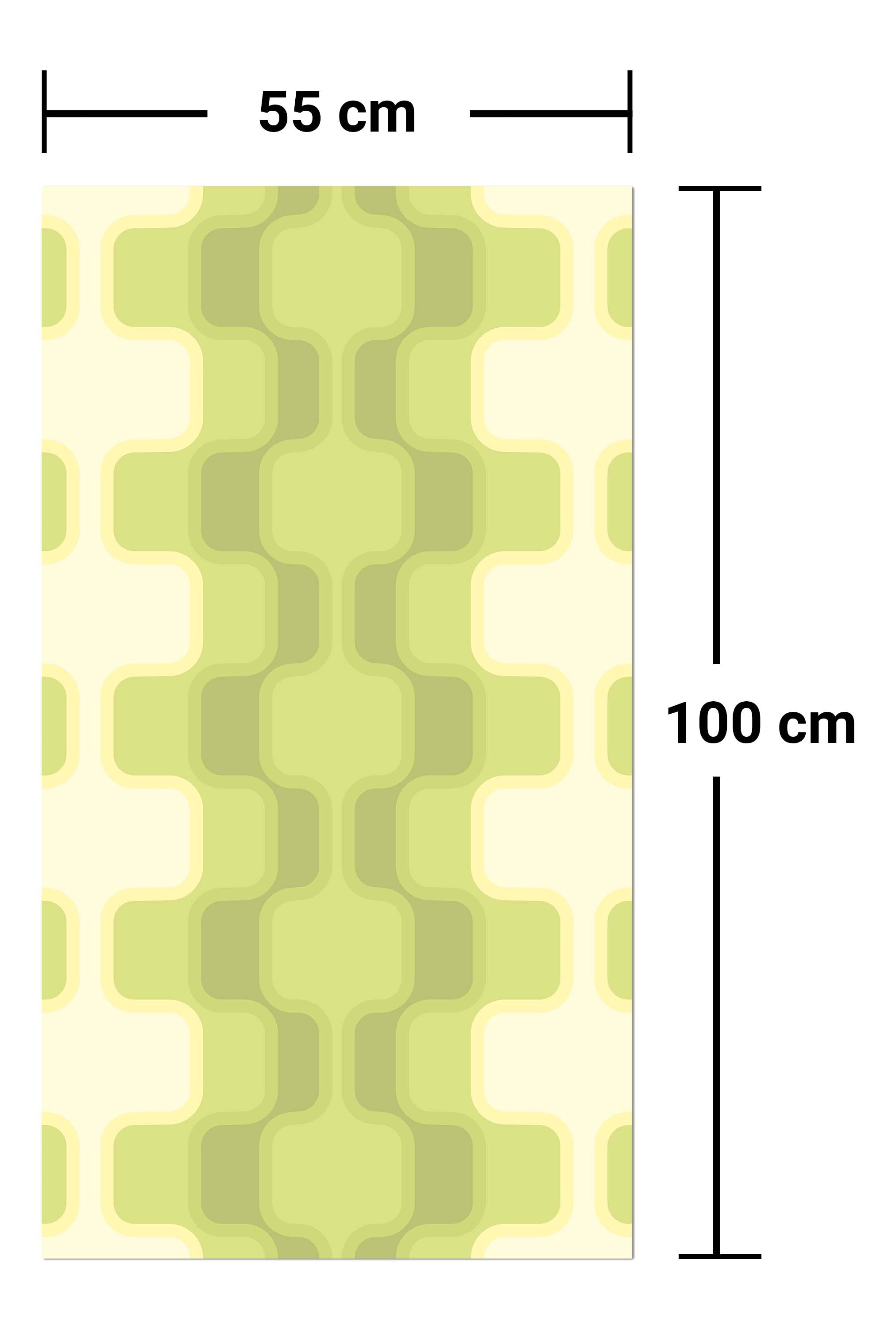 Garderobe Retromuster Grün Muster M0108 entdecken - Bild 7