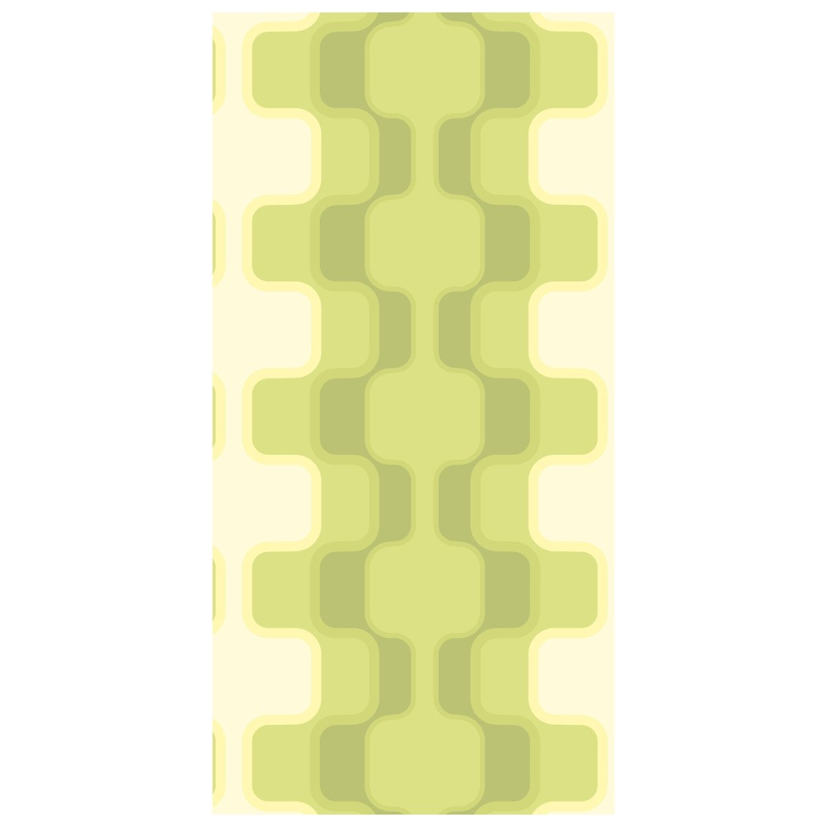 Türtapete Retromuster Grün Muster M0108 - Bild 2