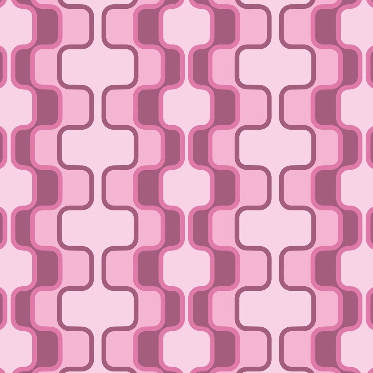 Beistelltisch Retromuster Pink Muster M0112 entdecken - Bild 2
