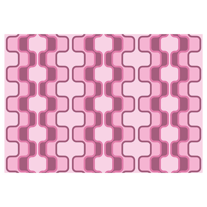 Fototapete Retromuster Pink Muster M0112 - Bild 2