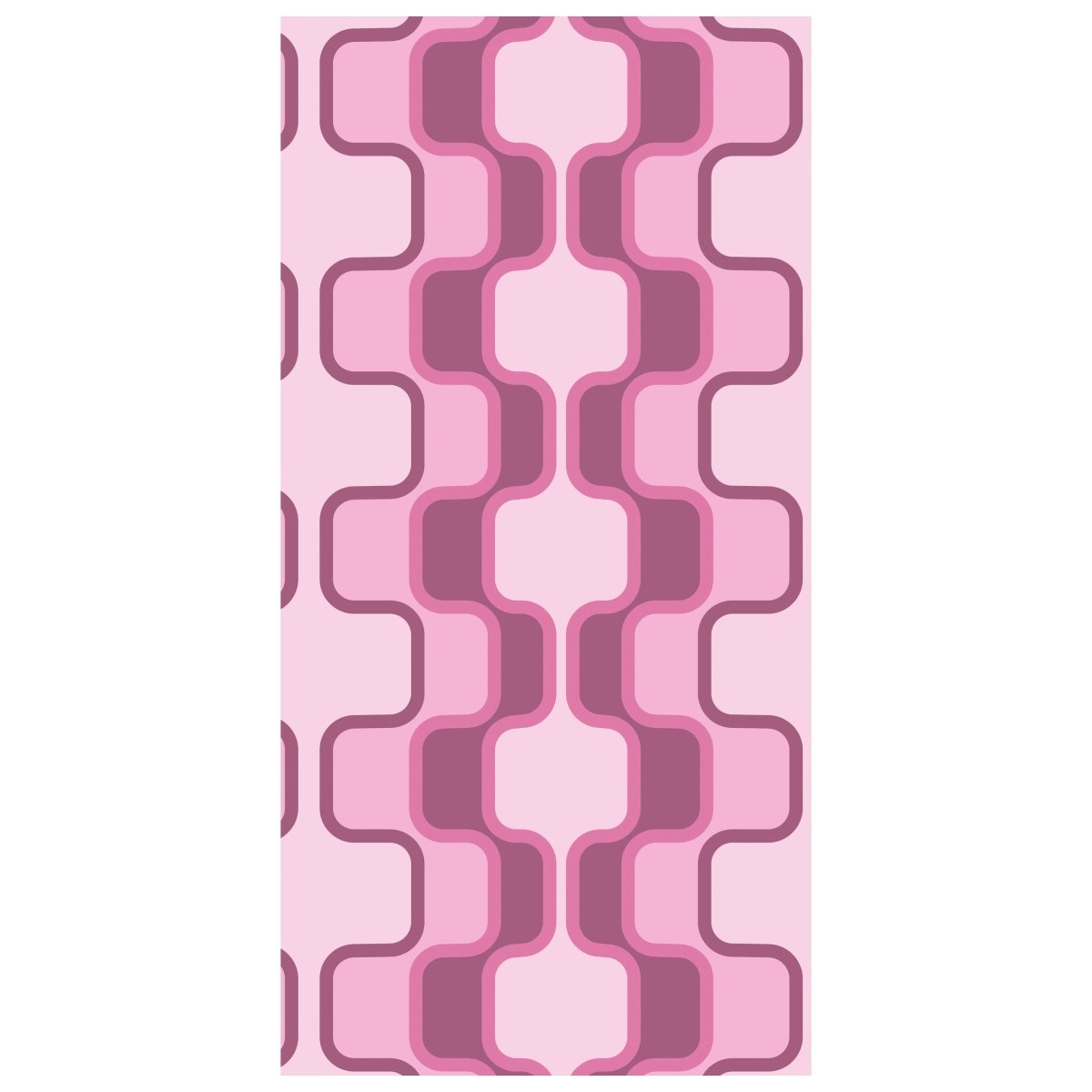 Türtapete Retromuster Pink Muster M0112 - Bild 2