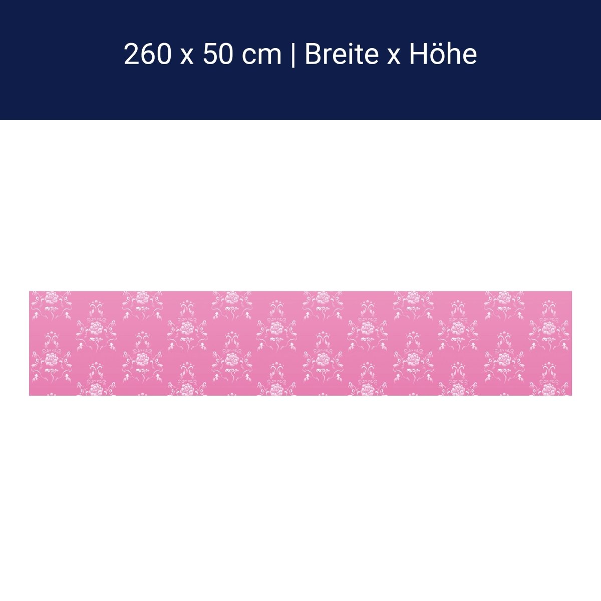 Küchenrückwand Barock Pink Muster M0123