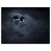 Wandbild Acrylglas Totenkopf, Schädel im Nebel, Rauch, gruselig, Kopf, Skull M0124