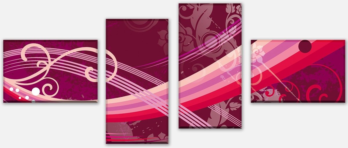 Canvas print Divider Greta Floral M0138