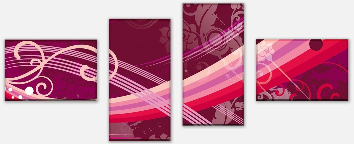 Canvas print Divider Greta Floral M0138