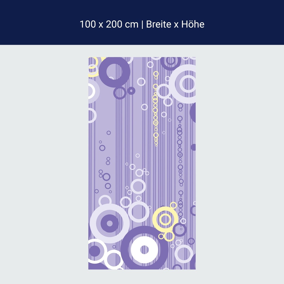 Shower screen Violetta pattern M0147