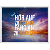 Affiche think & do, mer, lune M0150