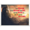 Poster Glaub an dich, Berge, Sonne M0152