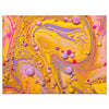 Wandbild Acrylglas Deko, gemischte Farben, bunt, Gelb, Pink, Marmor, Effekt, Farbe M0160
