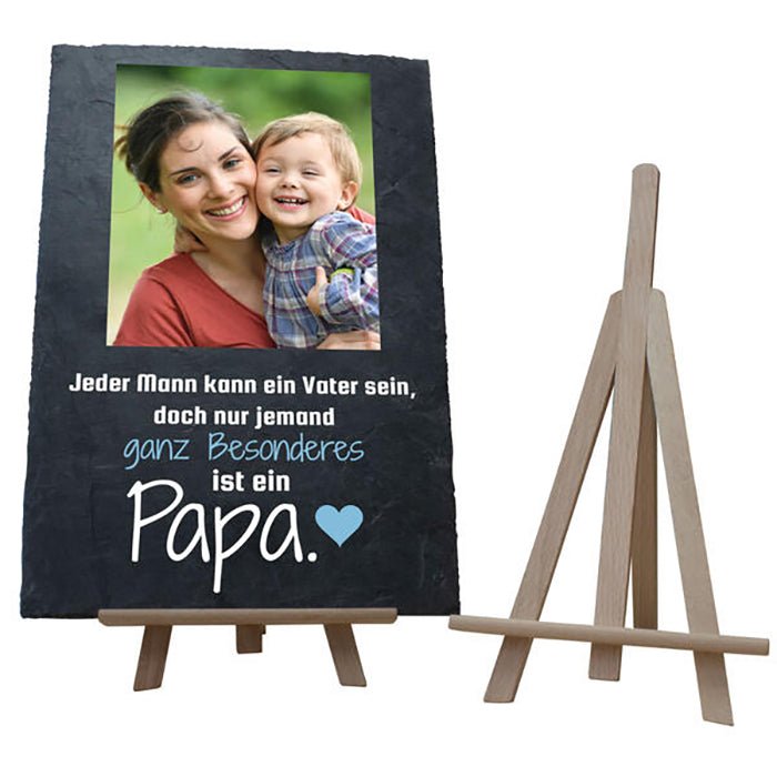 Schiefertafel Bester Papa M0161 - Bild 2